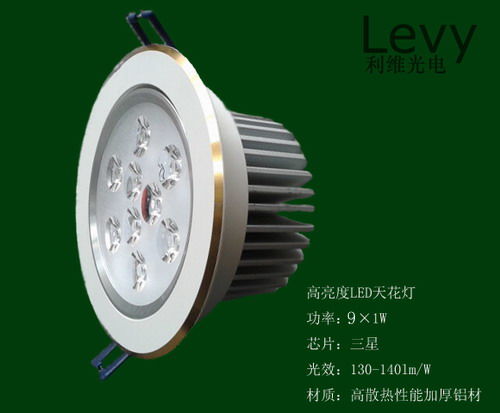 利維光電9 1wled天花燈博物館情景照